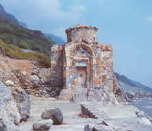 this church is at the south end of the samaria gorge after exit