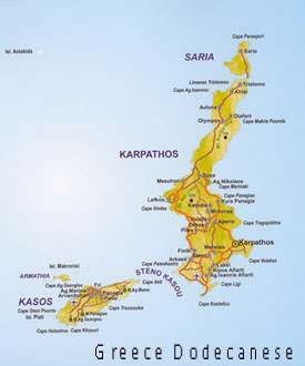 map dodecanese karpathos kassos