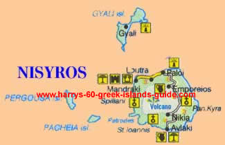 greece travel map nisyros greek island
