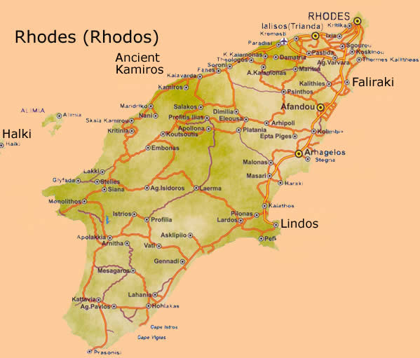 map rhodes