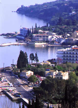 a port onthe island of corfu